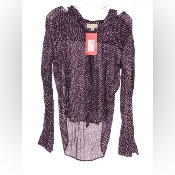 Cloth and Stone Women’s Neck Tie Shirt - Picture 1 of 6